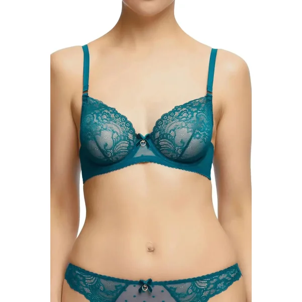 Fiamma Lace Unlined Bra Corsaire Blue