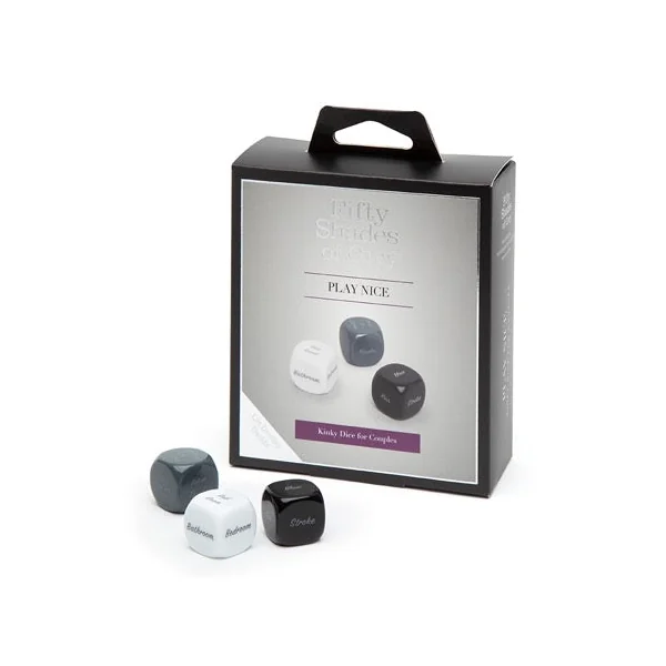 Fifty Shades of Grey Play Nice Kinky Dice for Couples