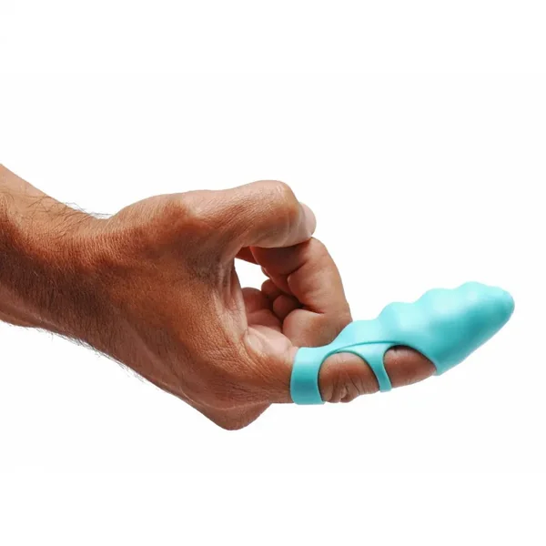 Finger Bang-her Vibe - Teal Finger Vibrator