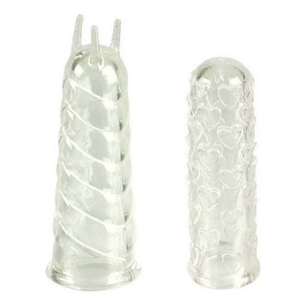 Finger Teasers Silicone Finger Massagers Clear