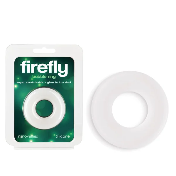 Firefly Bubble Ring Medium Glow in the Dark Cock Ring Super Stretch