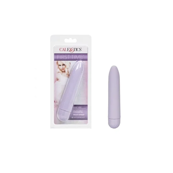 First Time Mini-Vibe Purple Compact 4.5 Inch Waterproof Multi-Speed Vibrator