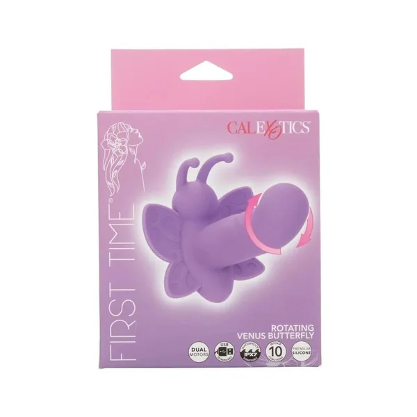 First Time Rotating Venus Butterfly Rechargeable Silicone Stimulator