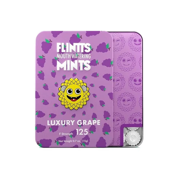 Flintts Mints Mouth Watering Oral Delights - Luxury Grape (F Strength 125)