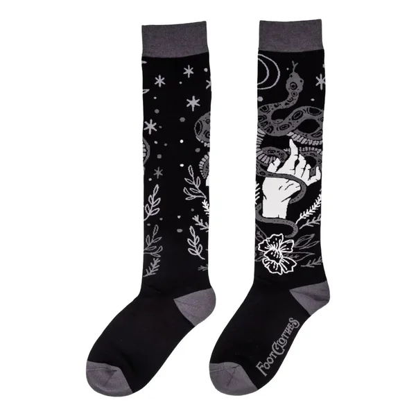 Foot Clothes-Serpentine Witch Knee Highs