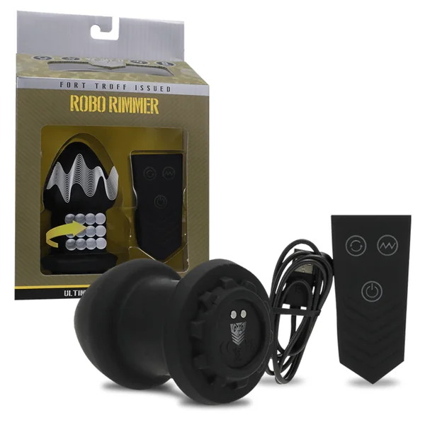 Fort Troff Robo Rotating Rimming Silicone Vibrating Butt Plug