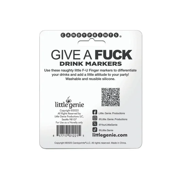 FU Finger Drink Markers