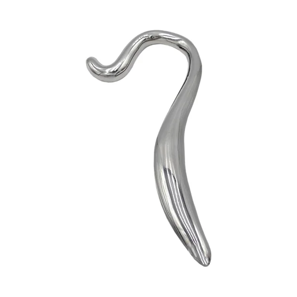 G Spot Dildos: Rouge Stainless Steel Hollow Curved Wand