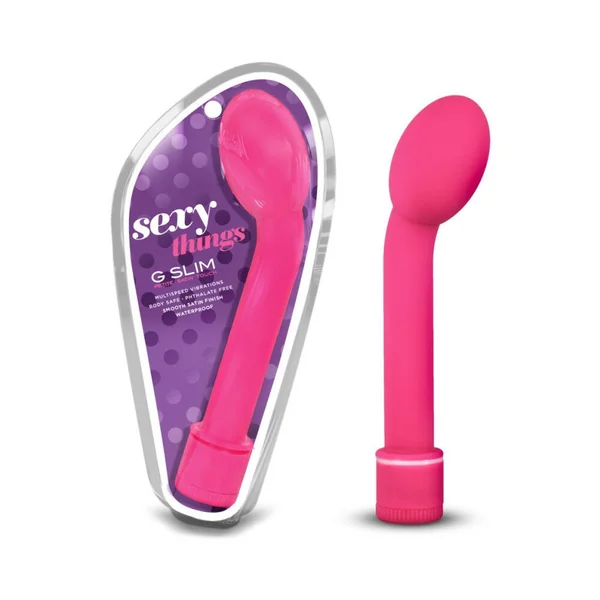 G Spot Vibrators: Blush Sexy Things G Slim Petite Satin Touch