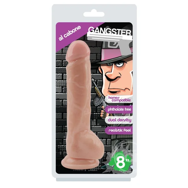 Gangster Al Cabone 8 inch Flesh Dildo