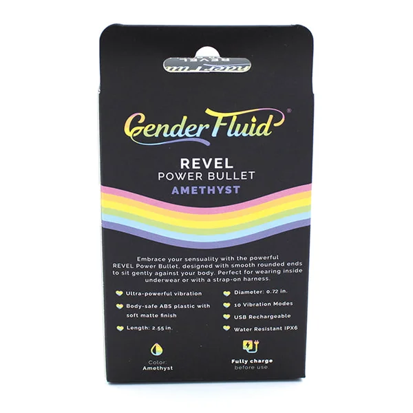 Gender Fluid Revel Power Bullet - Purple
