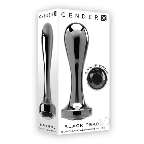 Gender X Black Pearl Anal Plug - Smoke