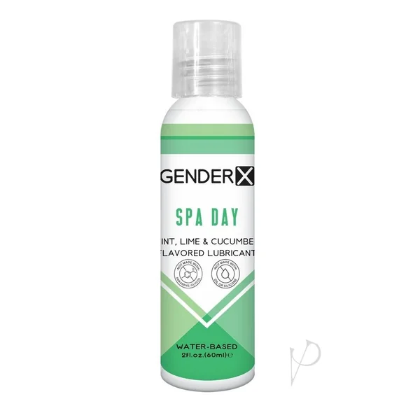 Gender X Spa Day Mint Lime & Cucumber Flavored Water-Based Lube