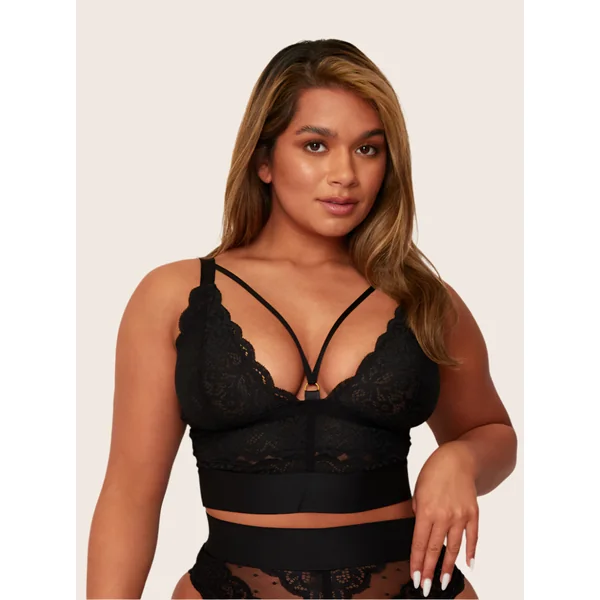 Gia Bralette : Midnight Black