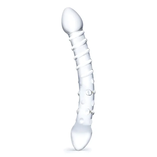 Glas Double Trouble 10" Glass Dildo