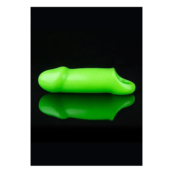 Glow Smooth Thick Stretchy Penis Sleeve Glow In The Dark