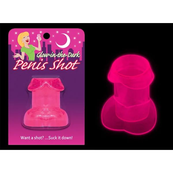 Glow-in-the-Dark Penis Shot Pink