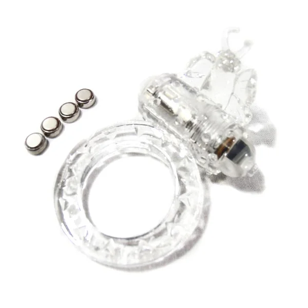 Golden Triangle Ring Of Xtasy Vibrating Cock Ring Butterfly