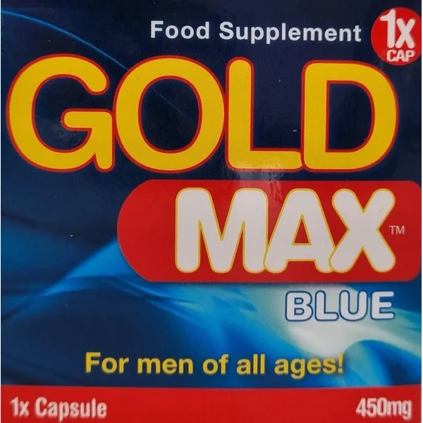 GoldMAX BLUE Single – Male Sex Enhancer Supplement