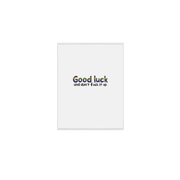 Good Luck Greeting Card
