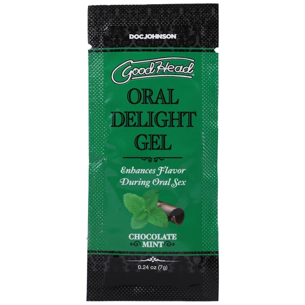 Goodhead Chocolate Mint Oral Delight Gel Edible Enhancer 0.24 Oz