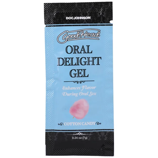 Goodhead Cotton Candy Oral Delight Gel for Adults 0.24 Oz