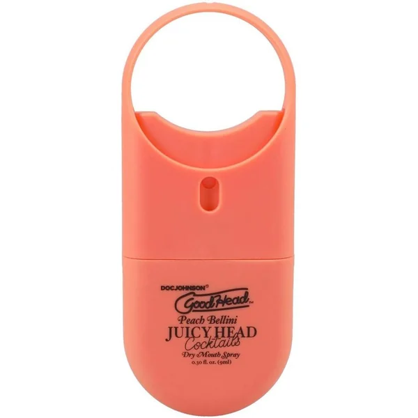 GoodHead Juicy Head Cocktails Dry Mouth Spray To-Go Peach Bellini .30oz