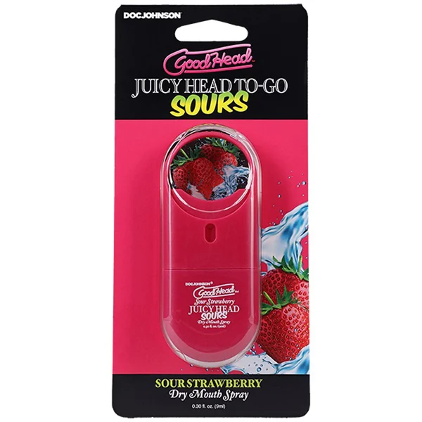 Goodhead Juicy Head Sour Strawberry Dry Mouth Spray 0.3 Oz