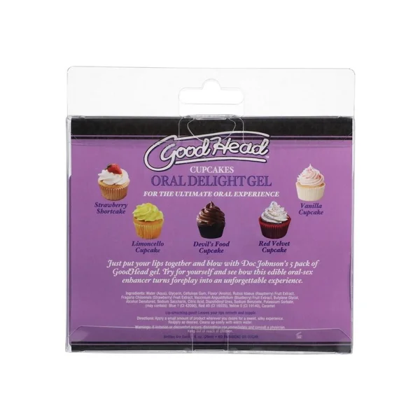 Goodhead Oral Delight Gel Cupcakes