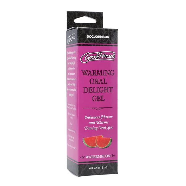 GoodHead Warming Oral Delight Gel - 4 oz Watermelon