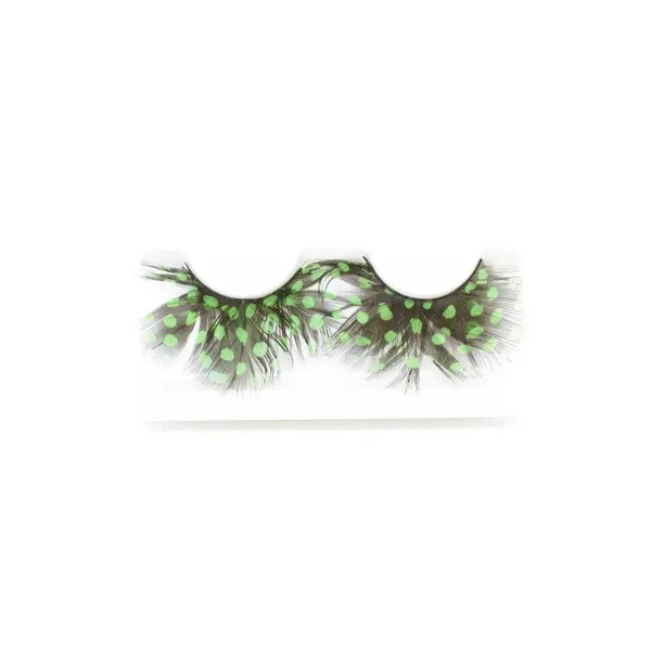 Green Black Two Tone Faux Eyelashes