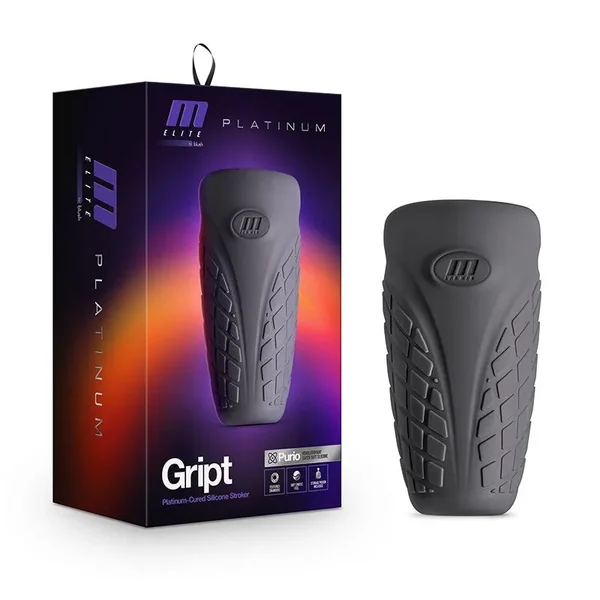 Gript Silicone Stroker by Blush M – Elite Platinum Silicone
