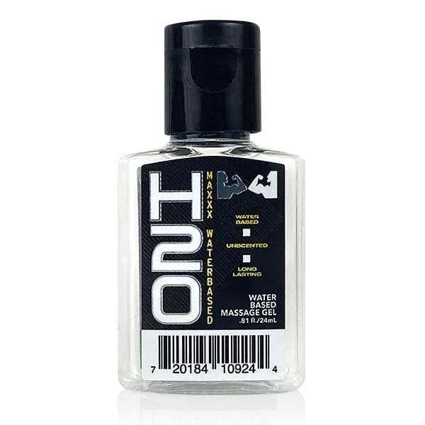 H2O Maxxx Lubricant Gel Travel Size 24ml Water-Based Sexual Wellness Product