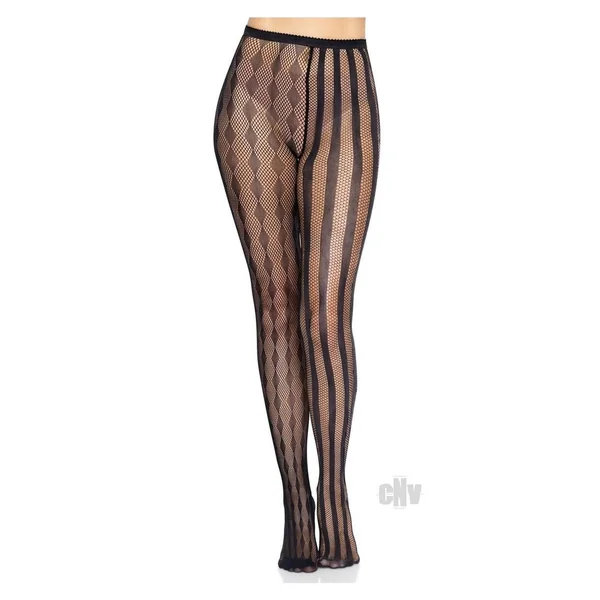 Harlequin Net Tights Os Black