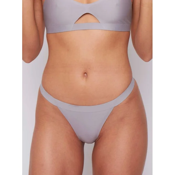 Harley Thong : Silver Grey