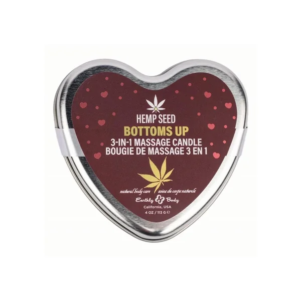 Hemp Seed 3-In-1 Valentines 2025 Massage Candle Bottom's Up