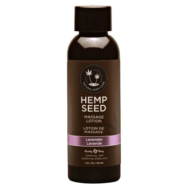 Hemp Seed Massage Lotion Lavender Scented 59 ml Bottle
