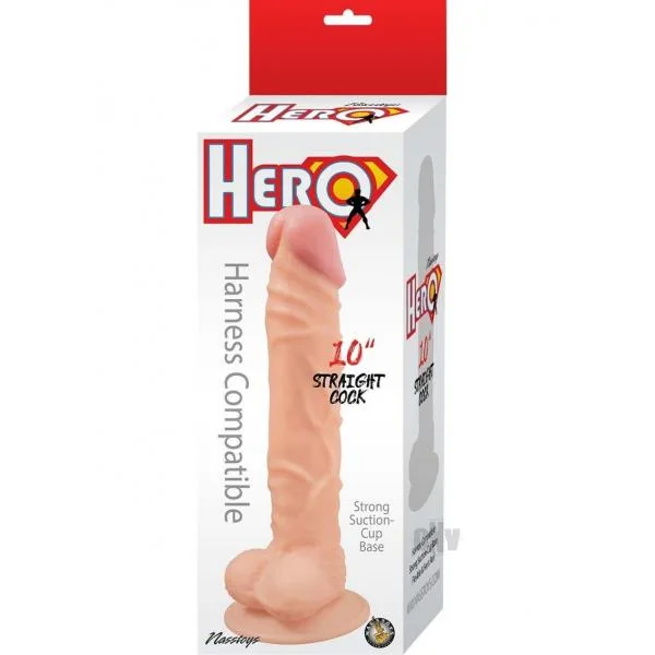 Hero Straight Cock 10 White