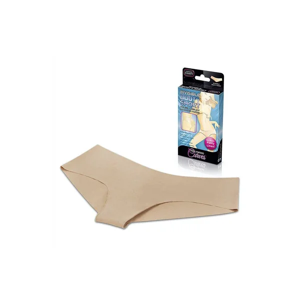 Hollywood Curves - HC022 - Invisible Booty Short Panty - Nude