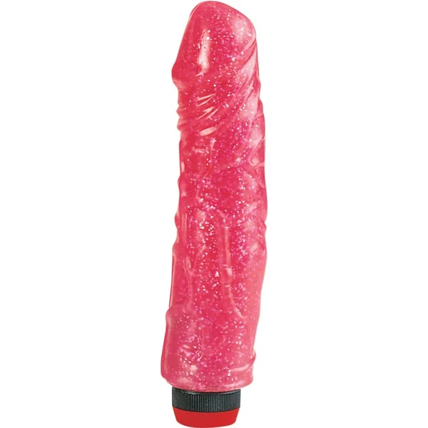 Hot Pinks Devil Dick Vibrating Dildo 8in – Pink