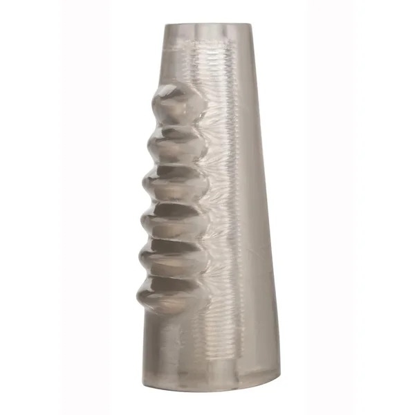 Hot Rod Xtreme Enhancer Penis Sleeve with Tiered Ridges – Smoke