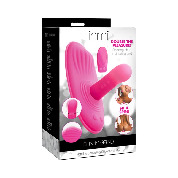 Inmi Spin ''N'' Grind Rotating & Vibrating Silicone Grinder