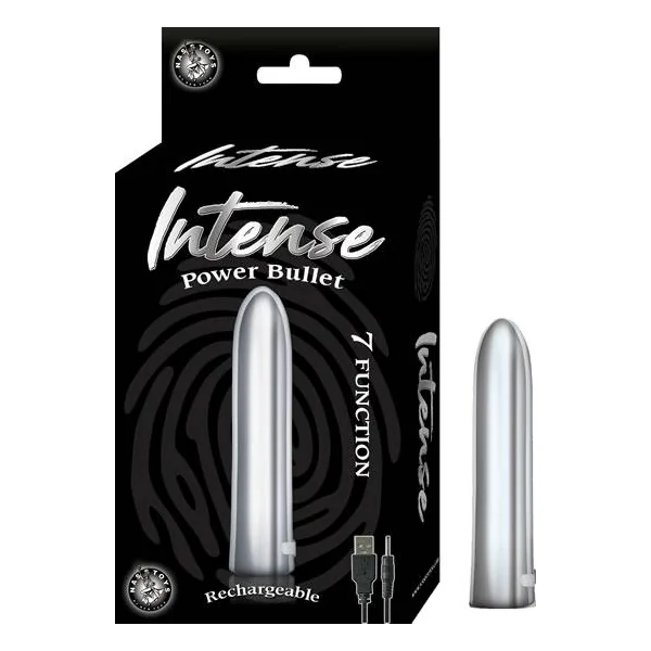 Intense Power Bullet Vibrator Silver