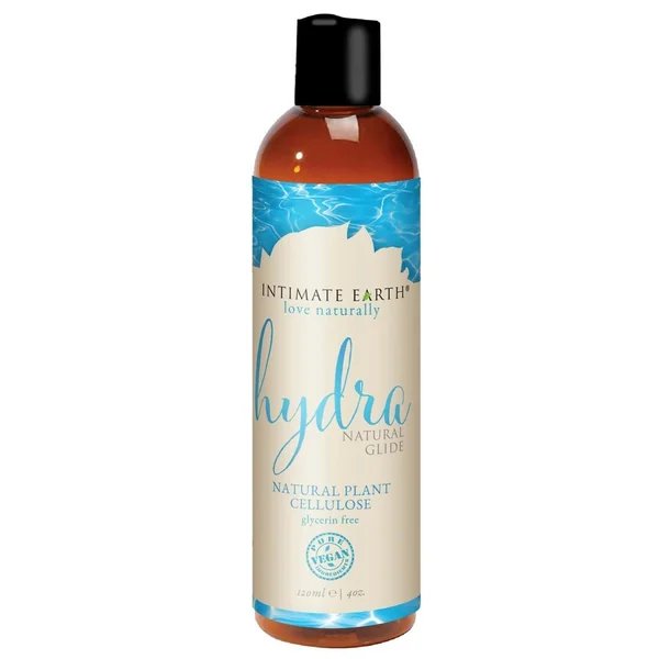 Intimate Earth Hydra Organic Water Based Glide Lubricant – Natural Plant Cellulose 4oz