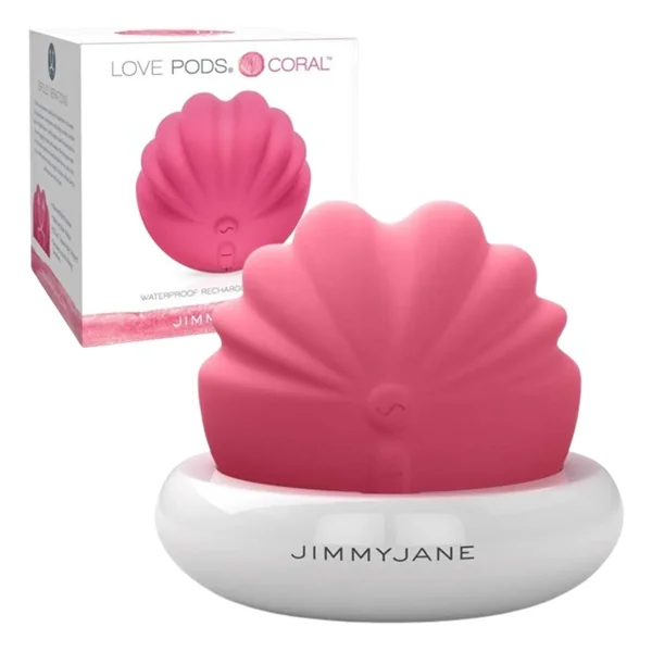 JimmyJane Love Pods Coral Clitoral Vibrator