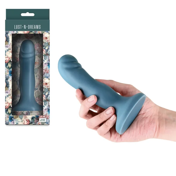 Jive Suction Cup Strap-On Compatible Silicone Dildo for Beginners – Ocean