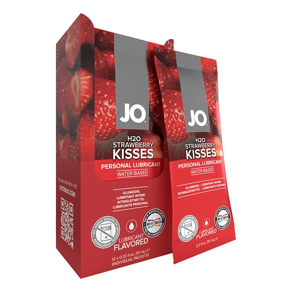 JO H2O Strawberry 12-Foil Pack 10 ml