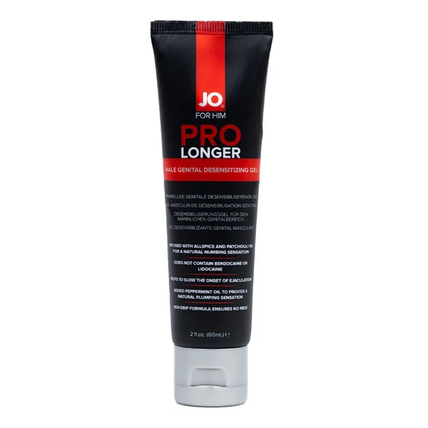 JO Prolonger Gel – Benzocaine Free – Desensitizer 2 floz / 60 mL