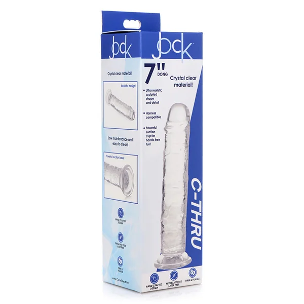 Jock C-Thru Clear Dildo