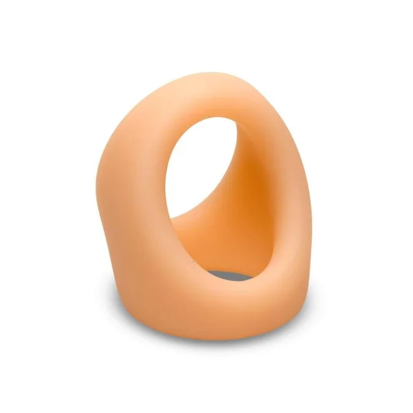 Jock Silicone Cock and Ball Ring – Vanilla